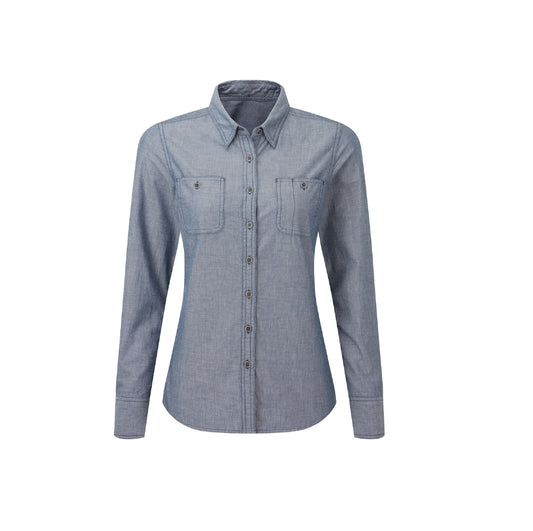 Women's Organic Chambray Fairtrade Shirt